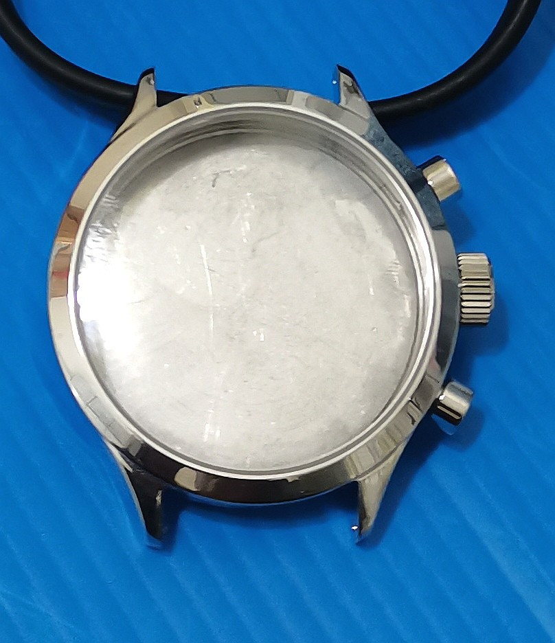 anonymous case watch swiss chronograph manual or quartz