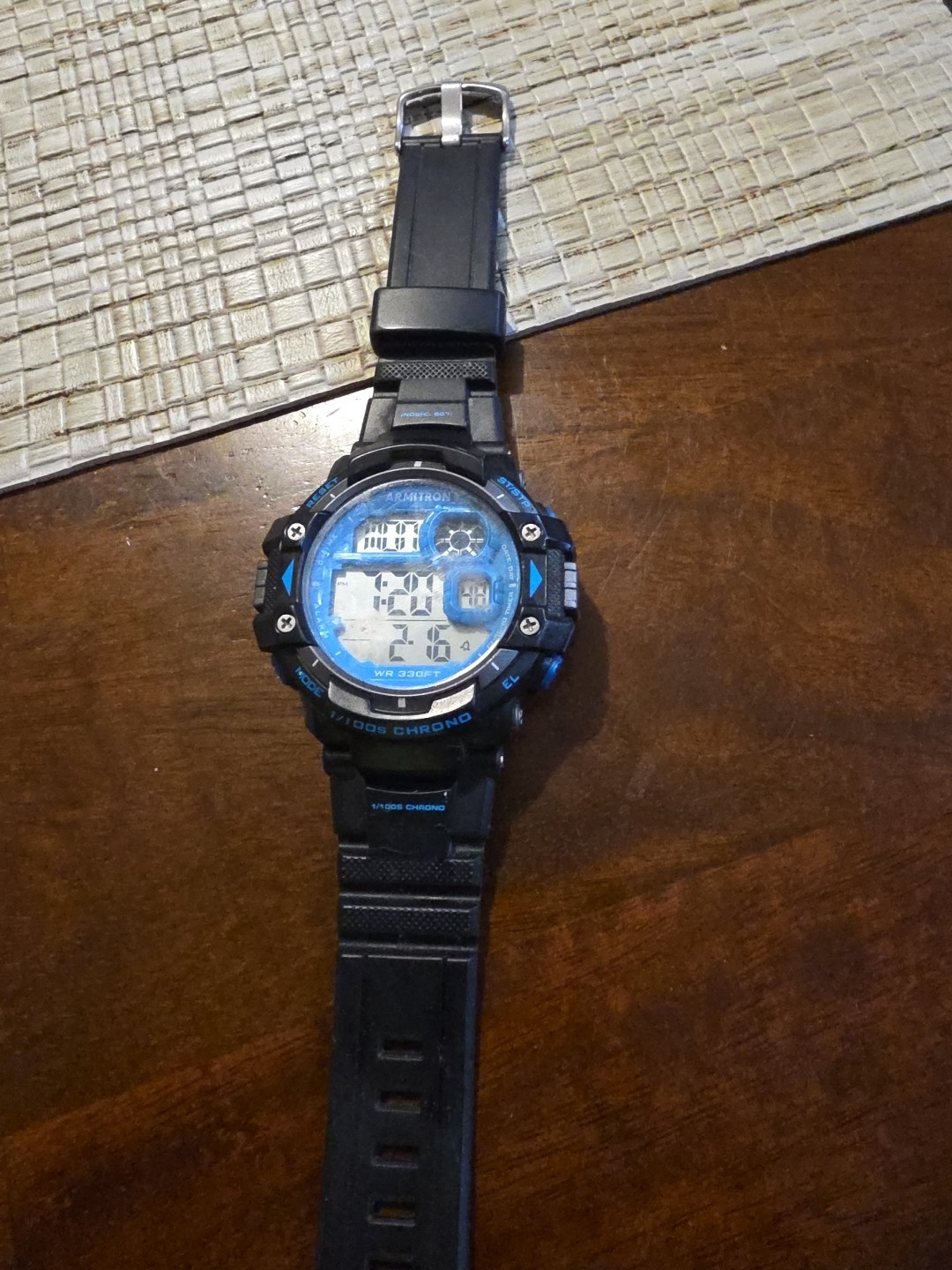 Armitron Pro Sport Men’s Analog-Digital Chronograph Watch – WR 330ft (100M)