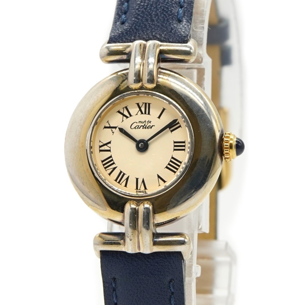 [Exc.] Cartier Must Colize 590002155959 Quartz 23mm Women’s Watch From JP Z401