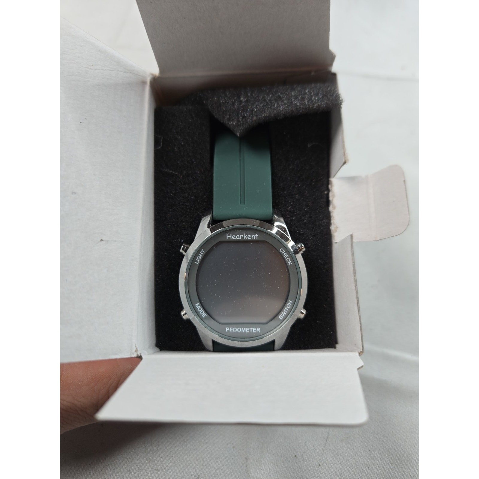 Hearkent Waterproof Pedometer Watch For Seniors Non Bluetooth No App Required