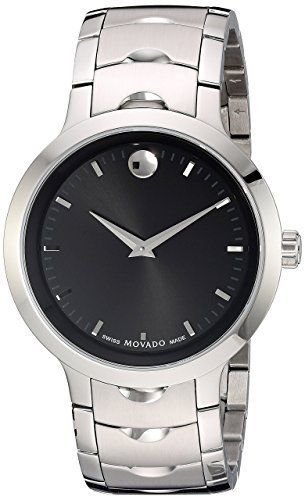 Movado Women’s Swiss Quartz Stainless Steel Casual Watch, Color:Silver-Toned