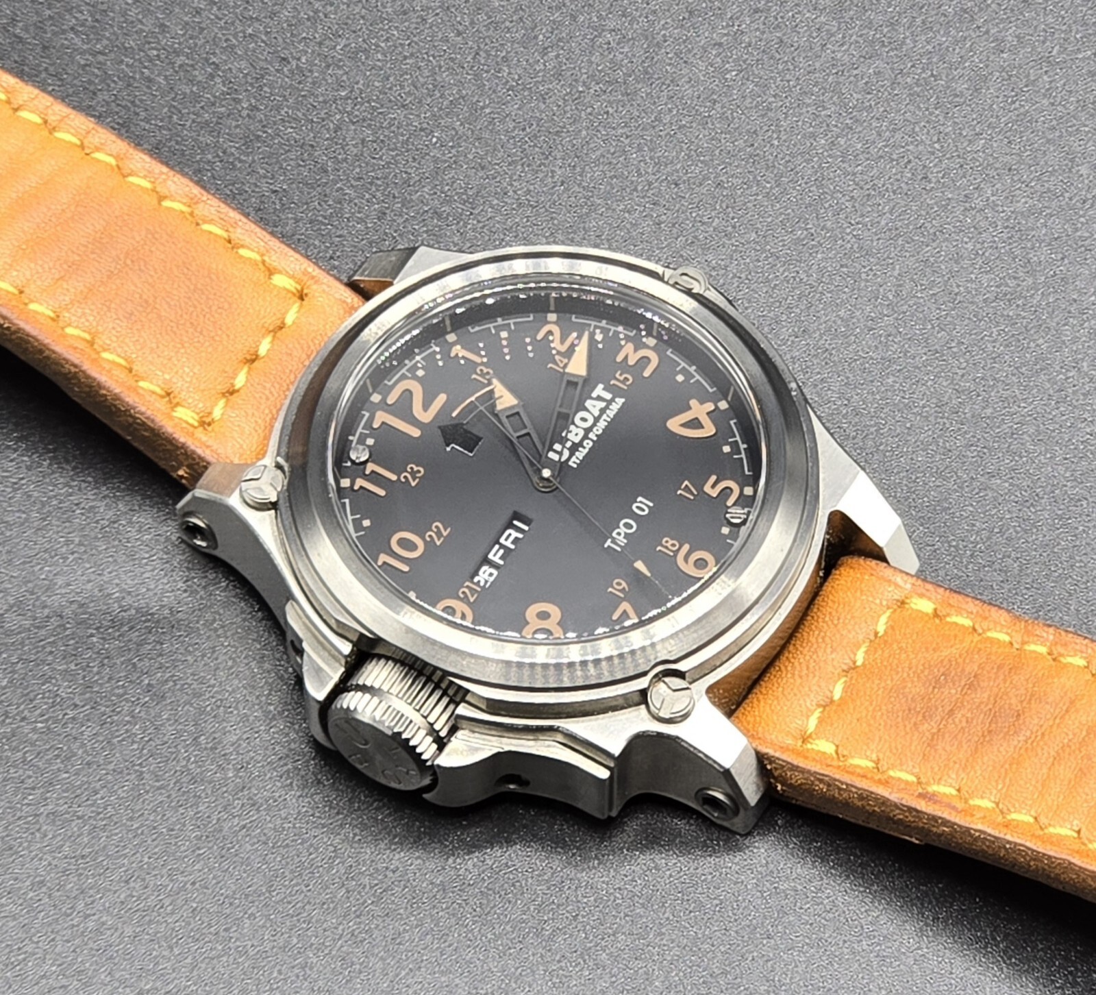 U Boat Tipo 01 7472 Titanium Automatic Watch 50mm