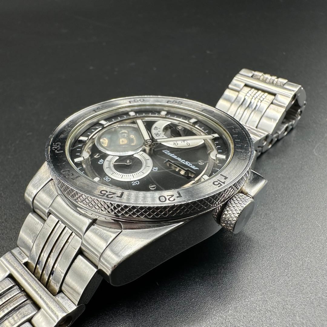 Orient Star WZ0051DK Retro Future Camera Automatic Watch Working 17cm6.69in Rare