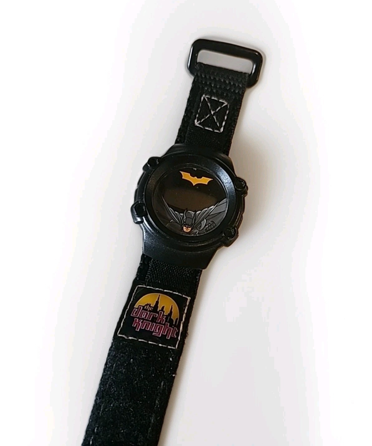 “The Dark Knight” Acrylic Hook-and-Loop Closure Watch [2008] NEEDS BATTERY