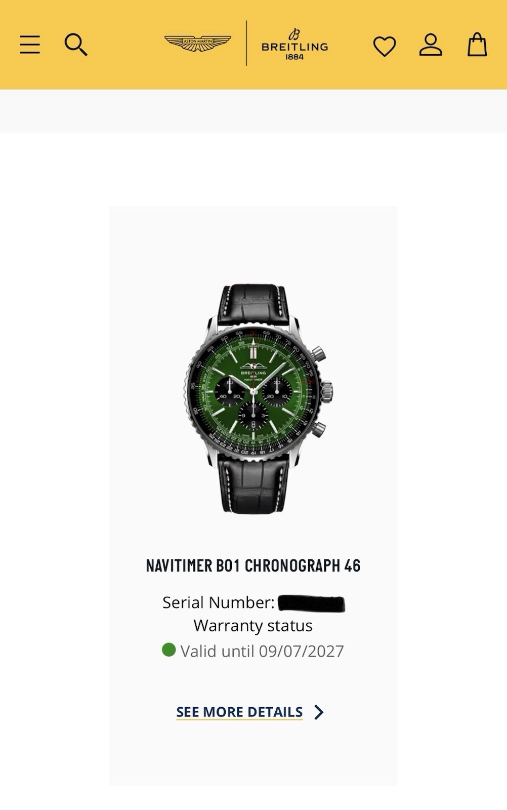 2022 Breitling Navitimer B01 46mm AB0137 Green Dial Under Warranty