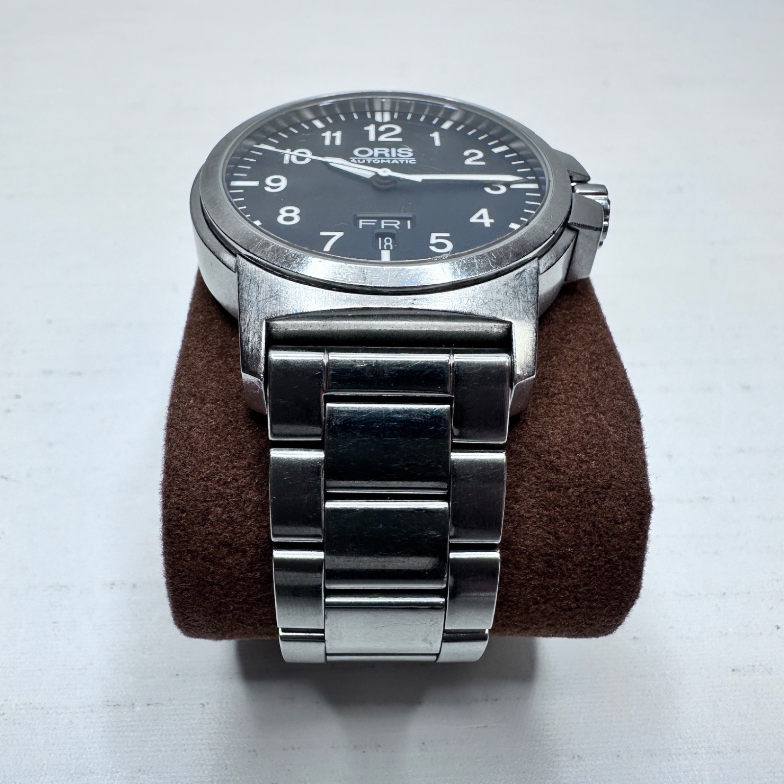 Oris BC3 Advanced Day Date Automatic Black Dial Steel Men Watch 7641-41