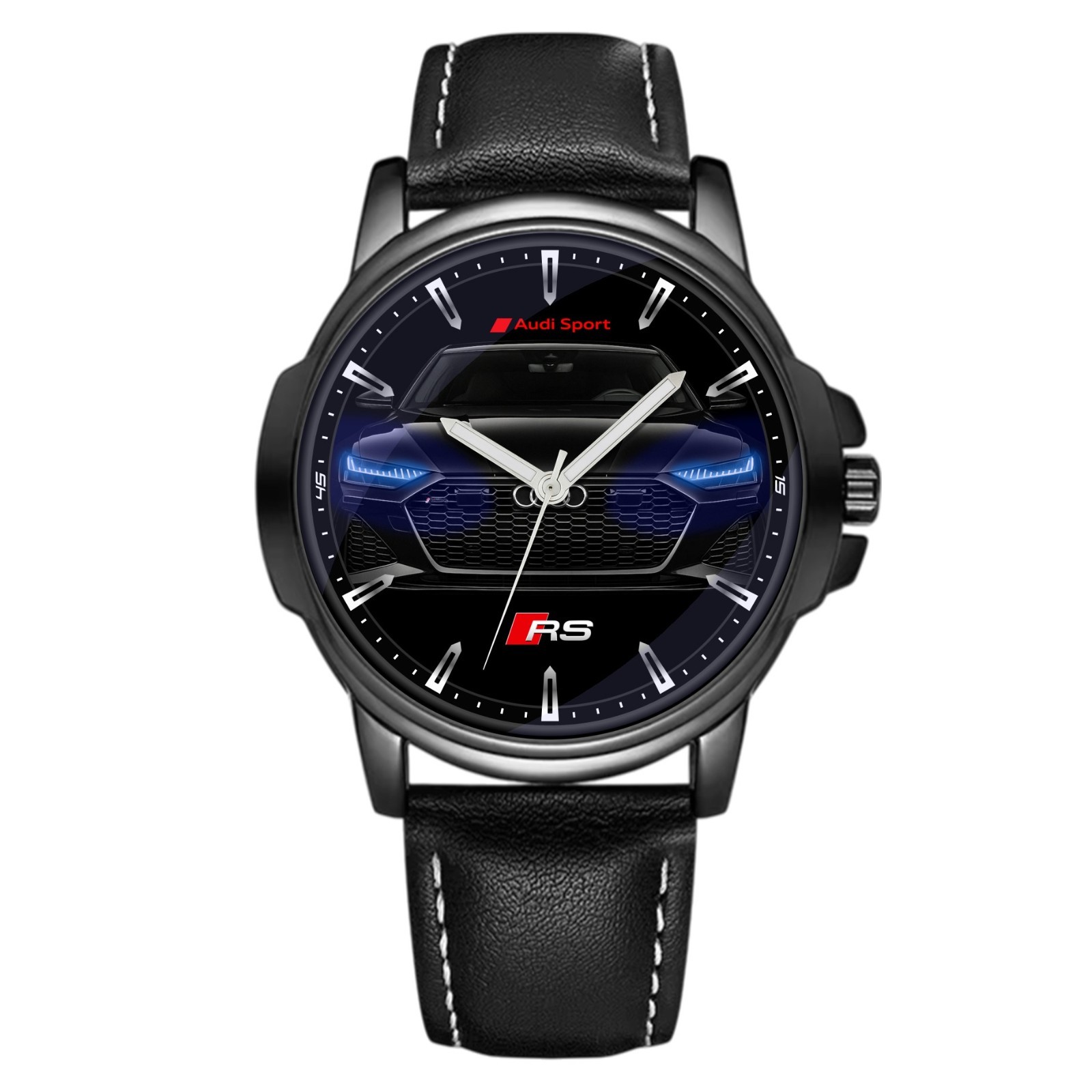 Audi Sport Matrix RS6 RS Racing Front S Fan Art Quartz Wrist Watch
