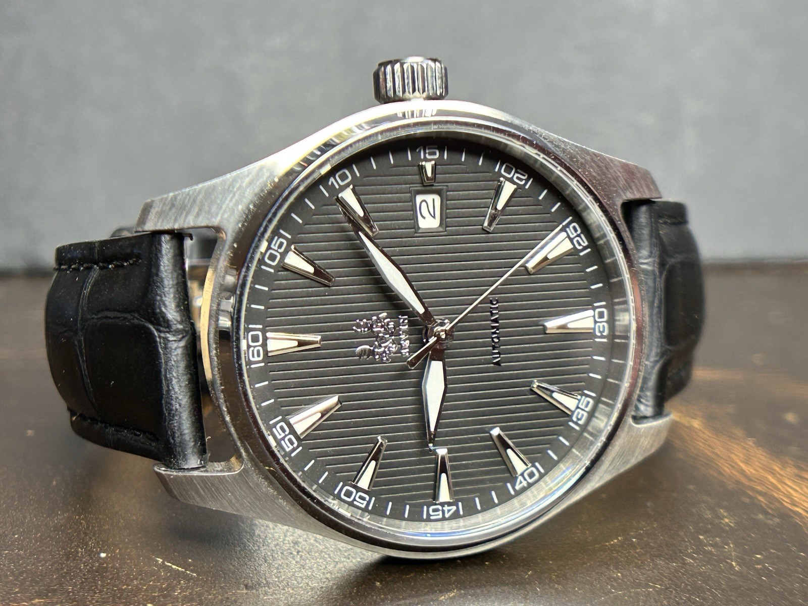 Sevin “Nocturne” Black Automatic Watch With Seiko NH35