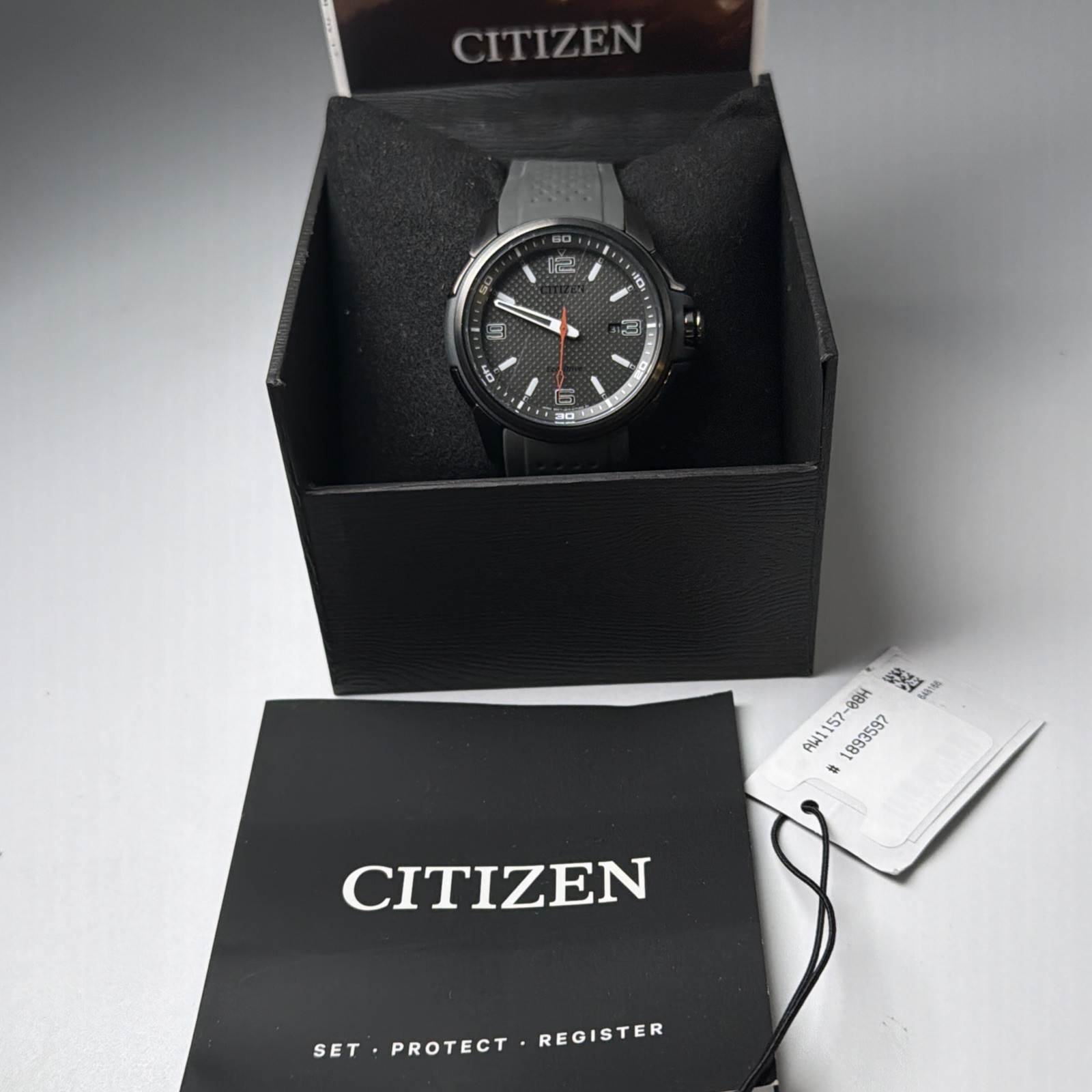Citizen Sport Casual Weekender Stainless Steel Eco Drive Men’s Watch AW1157-08H