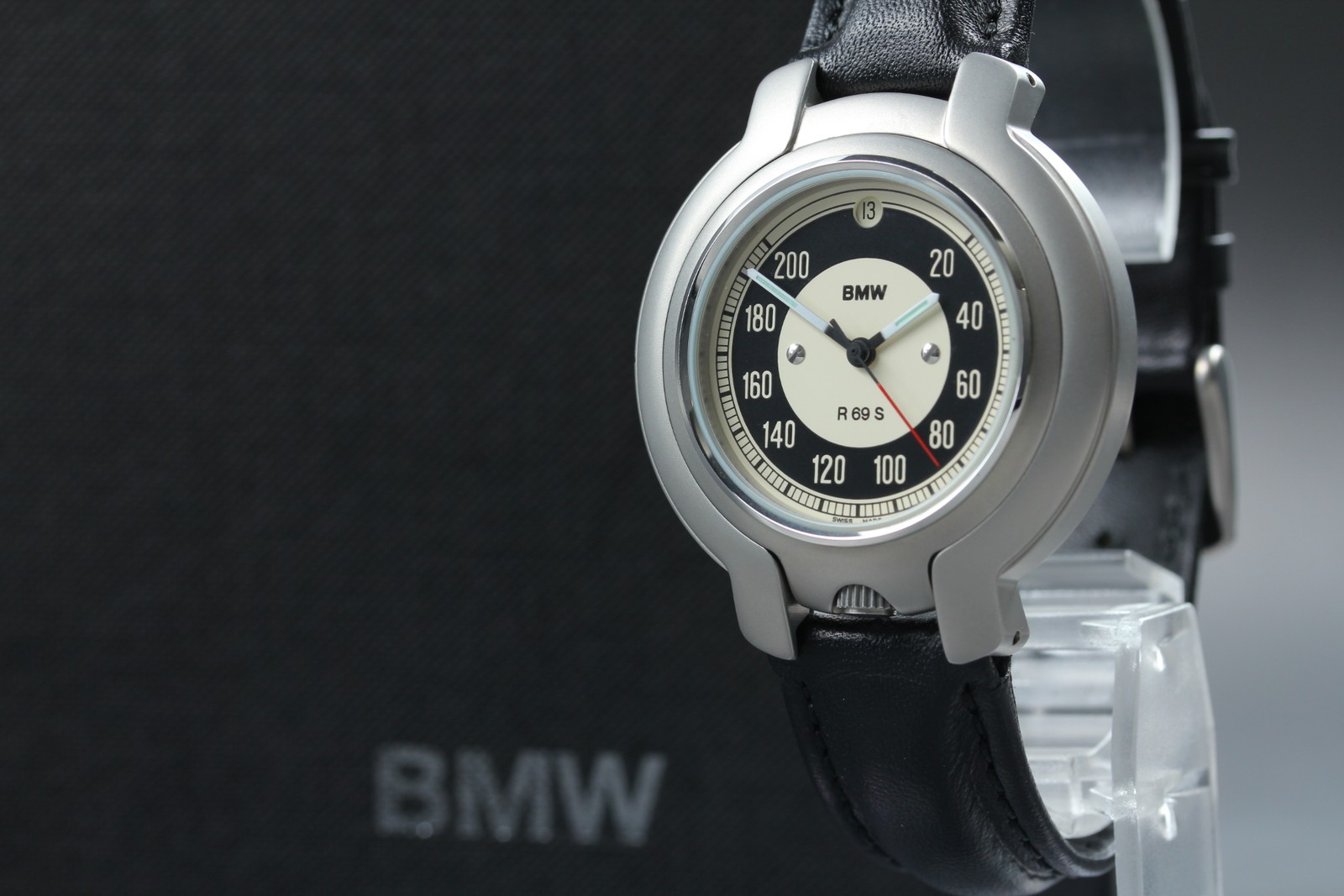 BMW R69S Swiss Automatic 25J Motorcycle Speedometer Watch Box Chain Manual