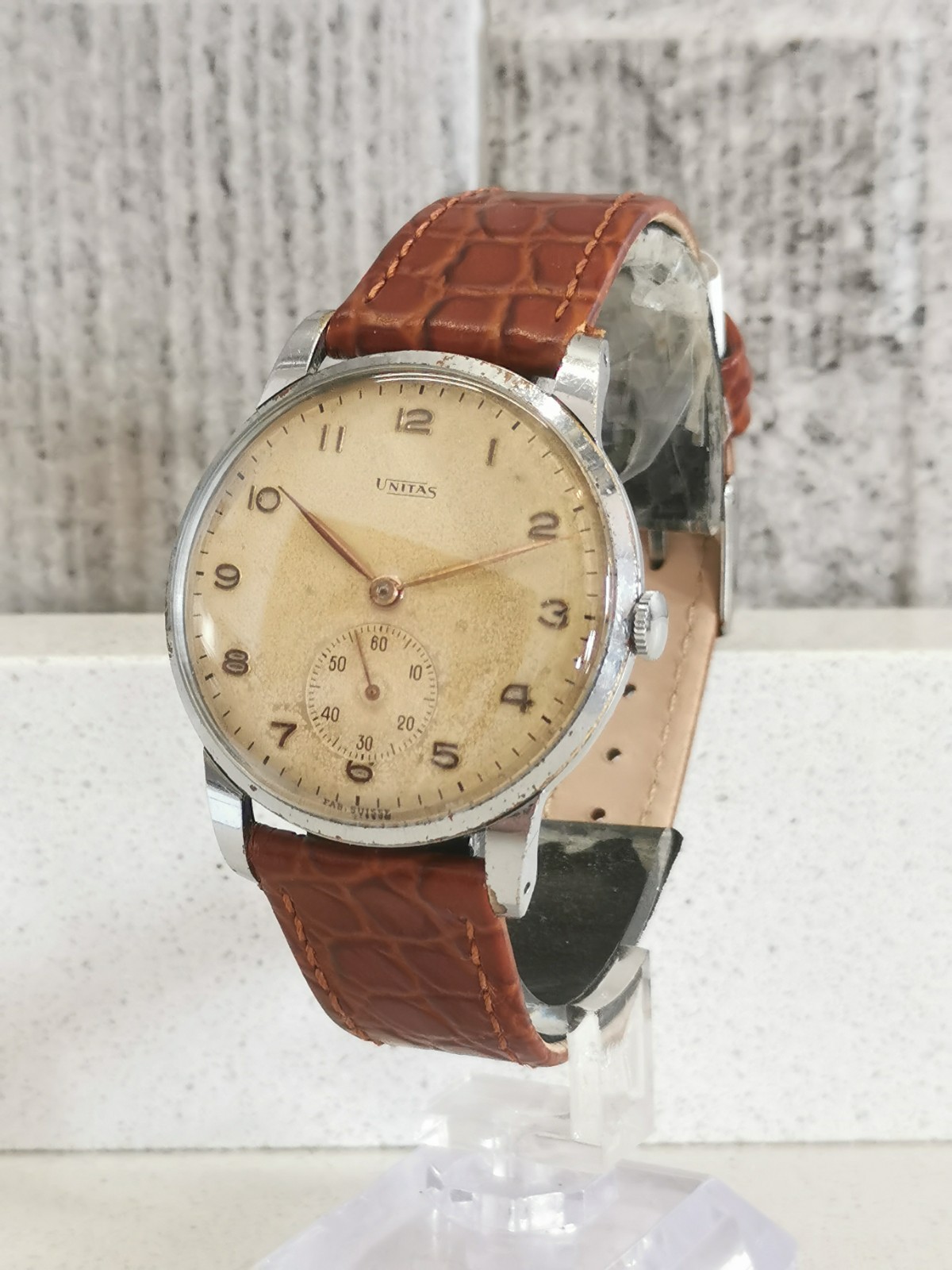UNITAS Oversize Vintage Watch Classic Cal. 204 (ULTRA RARE) SERVICED