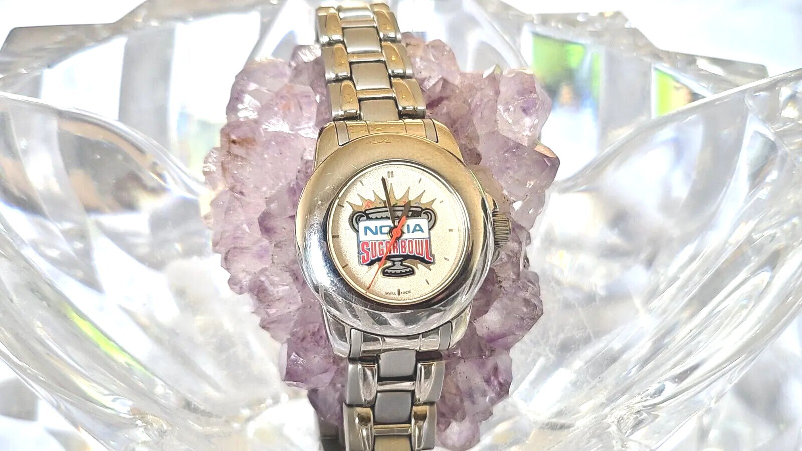 2000 Nokia Sugar Bowl Swiss 7 Jewel Quartz Stainless Steel Women’s Wristwatch