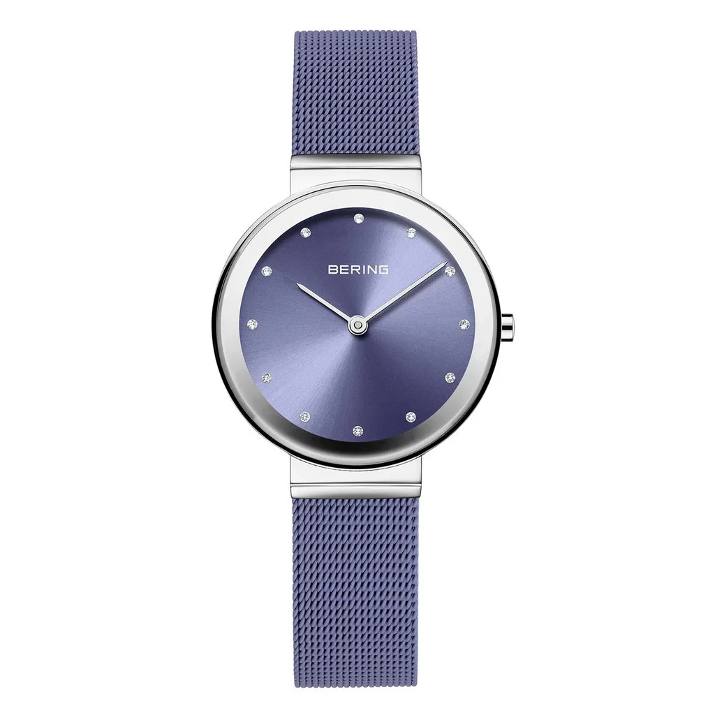 Bering Classic Women’s Quartz Watch 31mm Stainless Steel Lavender Dial El