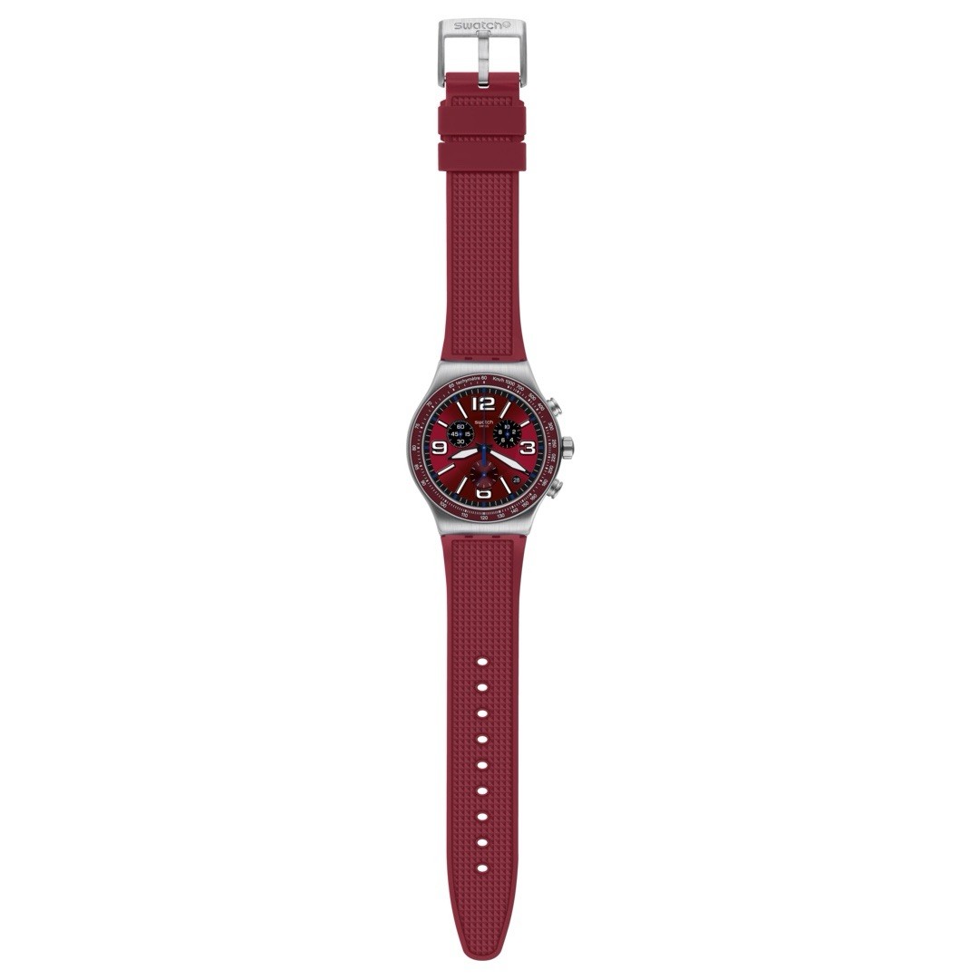 Swatch WINE GRID (Model: YVS464) 43mm