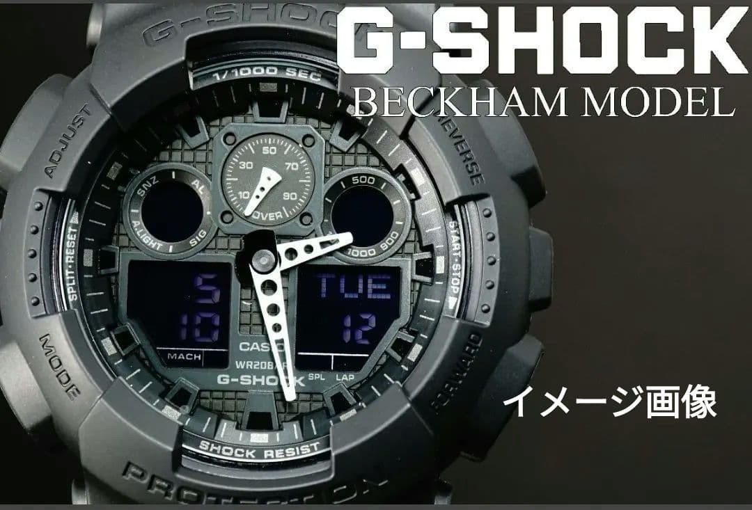 CASIO G-SHOCK GA-100 Matte Black