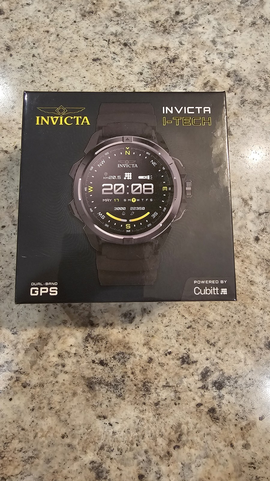 Invicta I-Tech Intelligent Smart Watch – 58mm, Black (ITECH-009) New