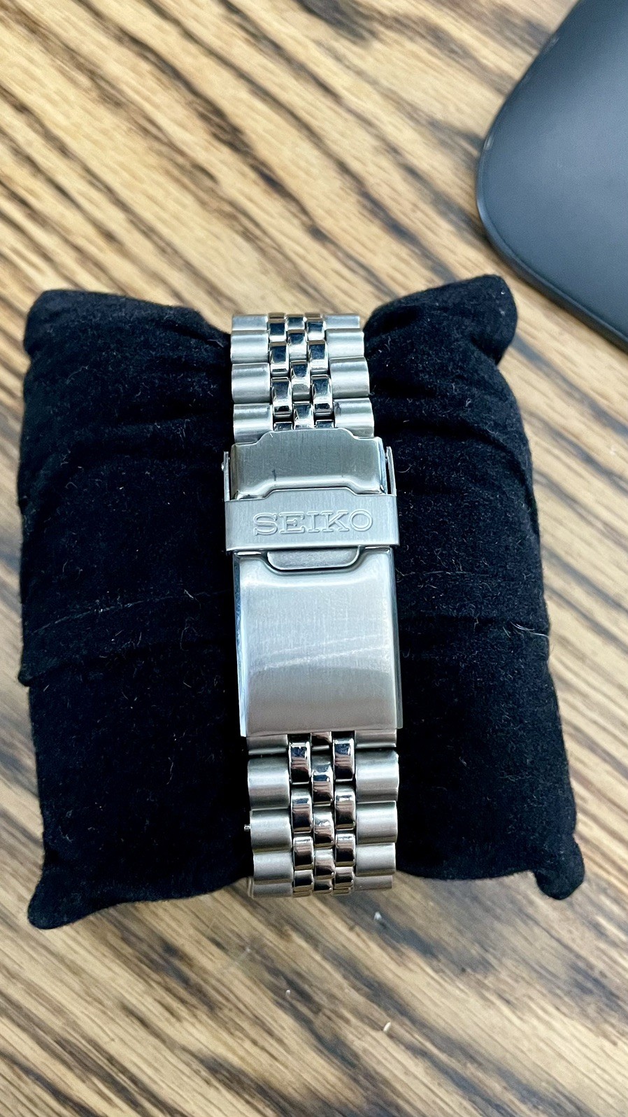 Seiko SXK007 Automatic Dive Watch Stainless Steel – Black Dial Jubilee Bracelet