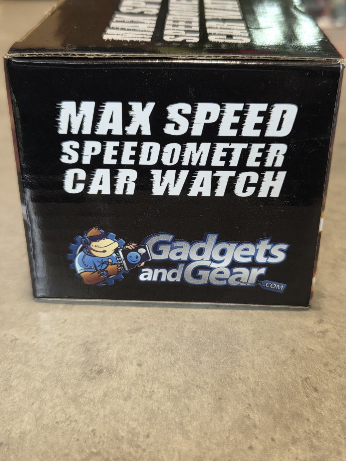 Max SPEED Speedometer Car Watch Black/Chrome Digital Display