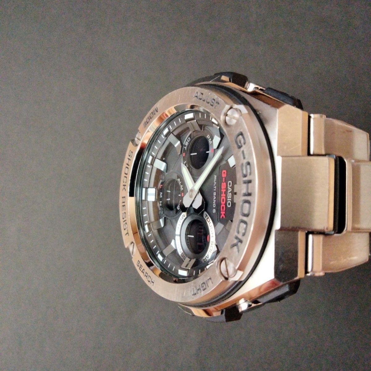 Casio G-Shock GST-W110D Black Silver Solar Watch