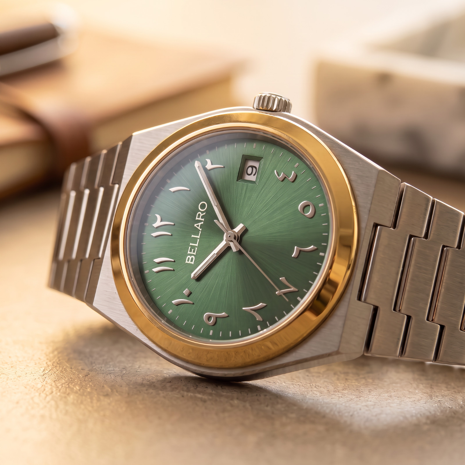 BELLARO Tolaris Watch – Japanese Automatic NH35 – Sapphire Crystal Green Dial