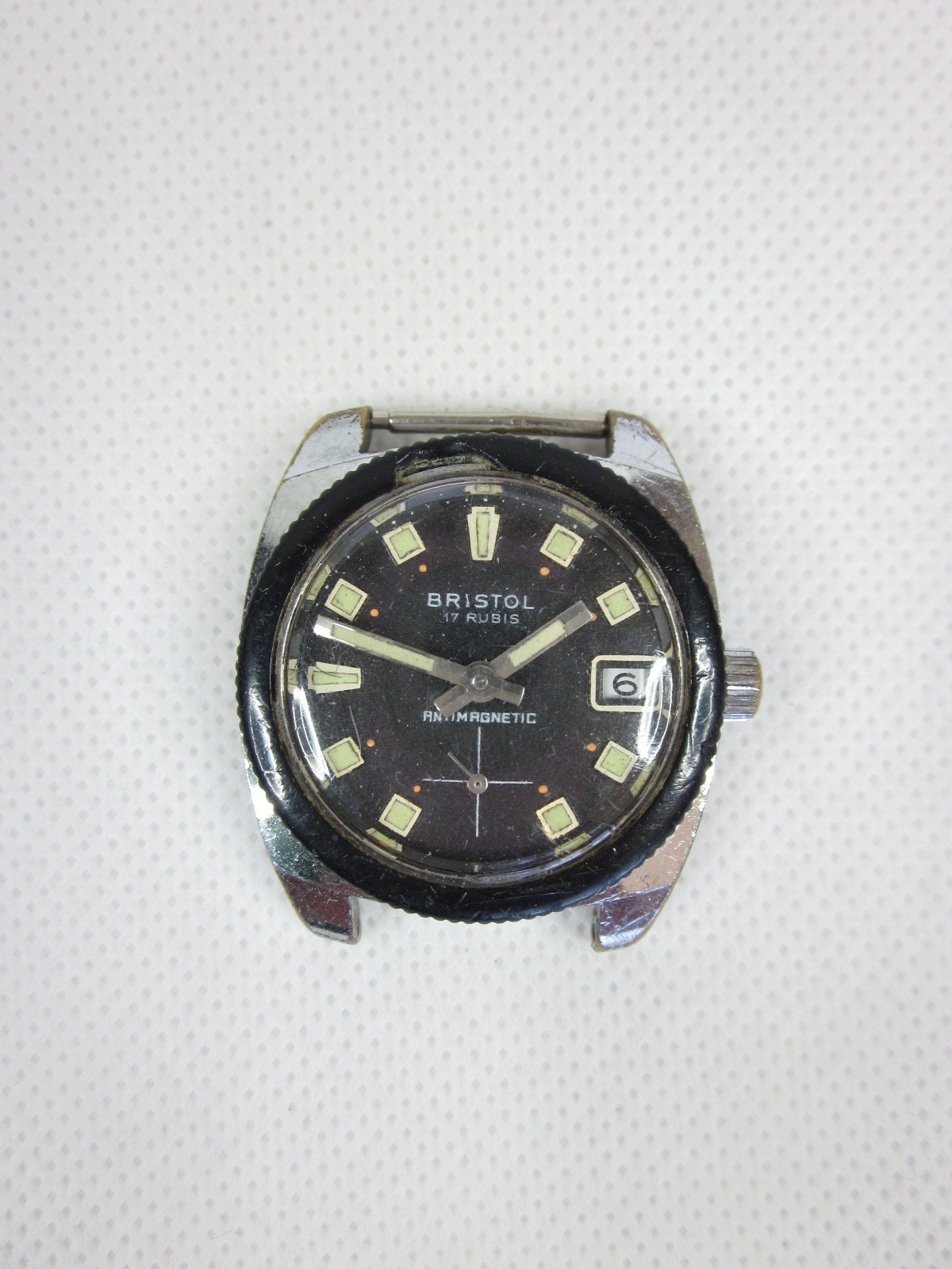 VINTAGE BRISTOL DIVER SUB MECHANICAL MANUAL MENS WRISTWATCH 32MM