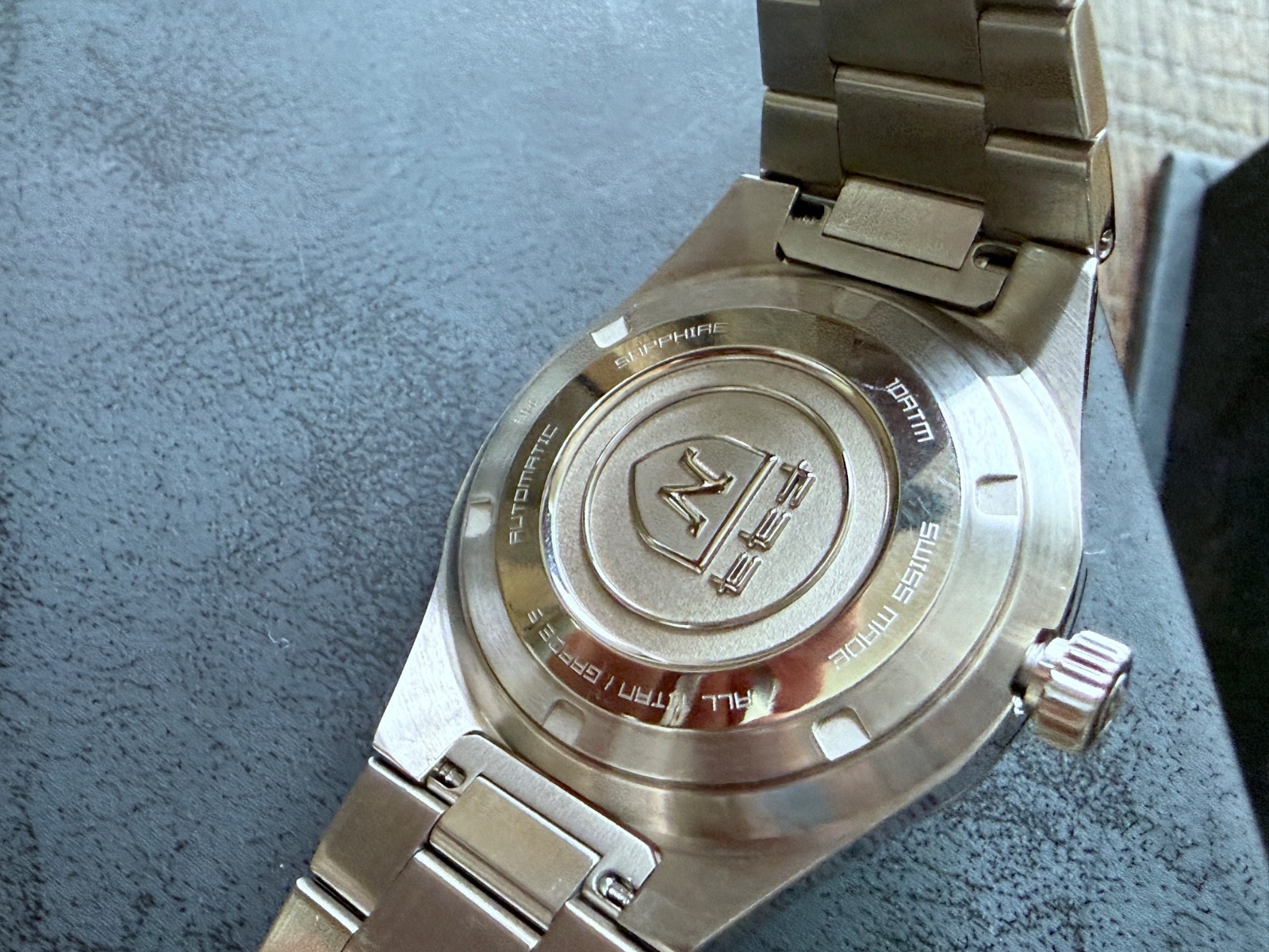 Nivada Grenchen F77 TITANIUM ANTHRACITE MK1 37mm Mens Stainless Steel 68006A77