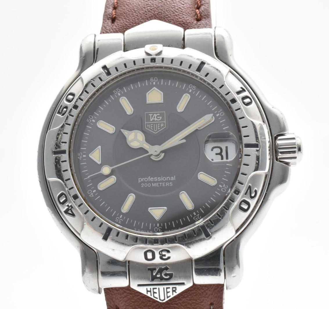 [EXC+5] TAG Heuer Professional 200m WH1212-K1 Gray Dial Men’s Quartz Watch JAPAN