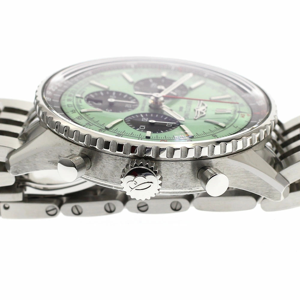 Breitling Navitimer B01 Chronograph 43 AB0138 Automatic 43mm Box Papers Green