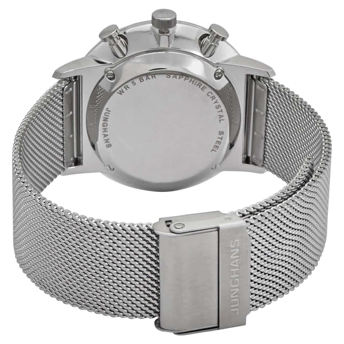 Junghans FORM C Chronograph Quartz Grey Dial Men’s Watch 041/4877.44