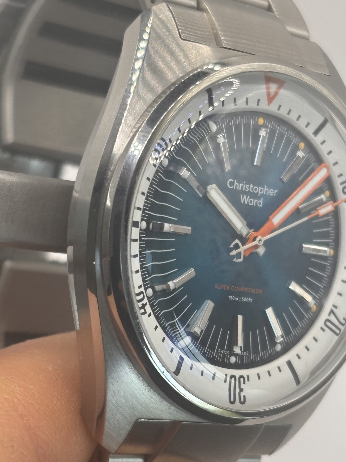 Christopher Ward C65 Super Compressor Aqua Blue (10/2020) WH1734R