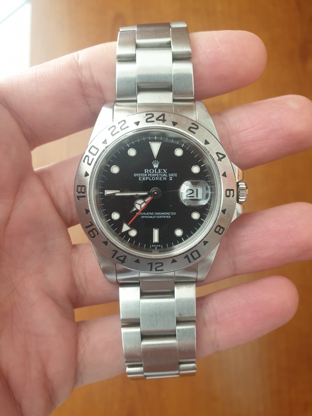 Rolex Explorer 2 ref. 16570 Year 2000