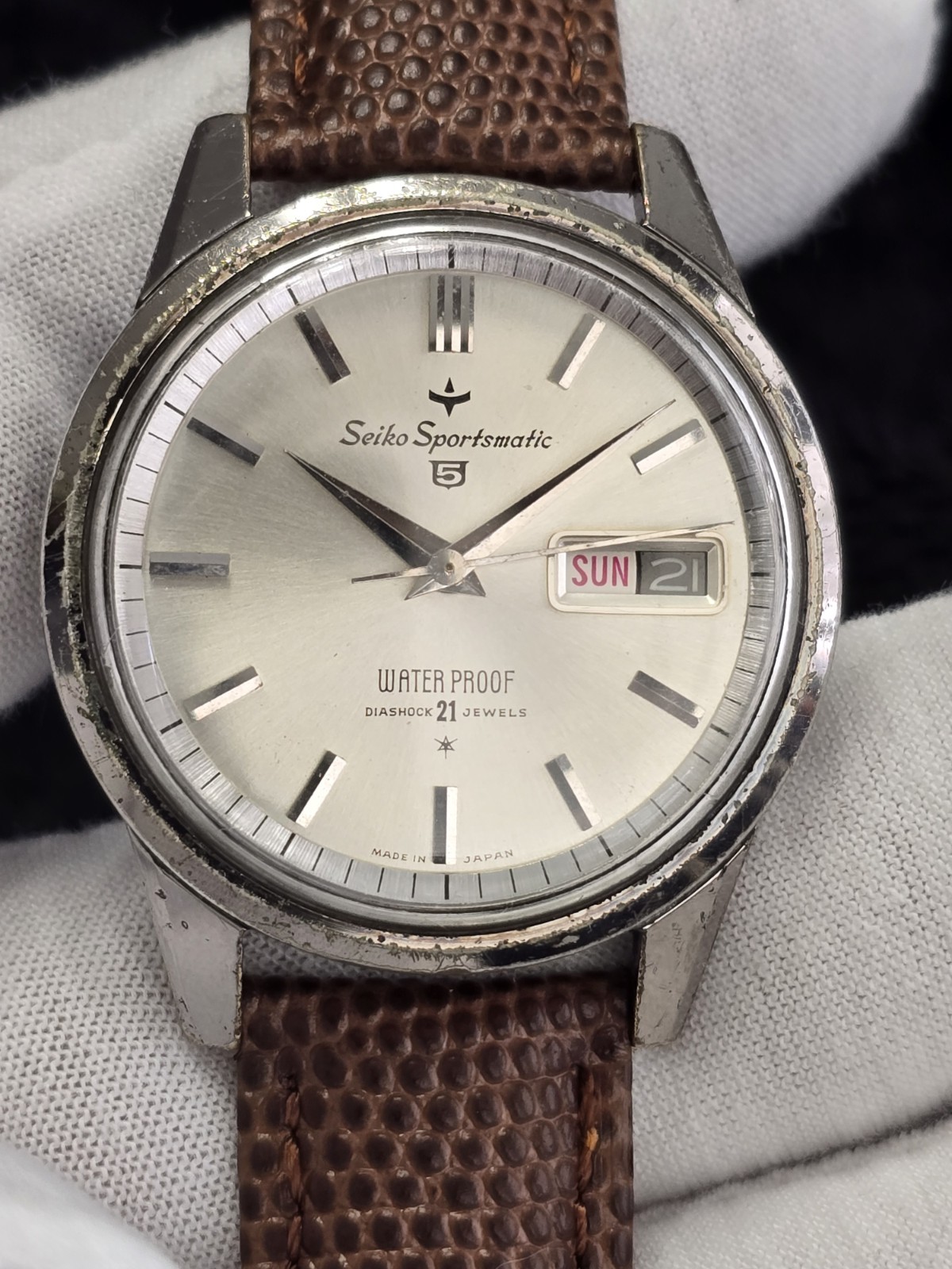 Historically Significant: 1st Year (1963) SEIKO Sportsmatic 5, 21J Automatic…