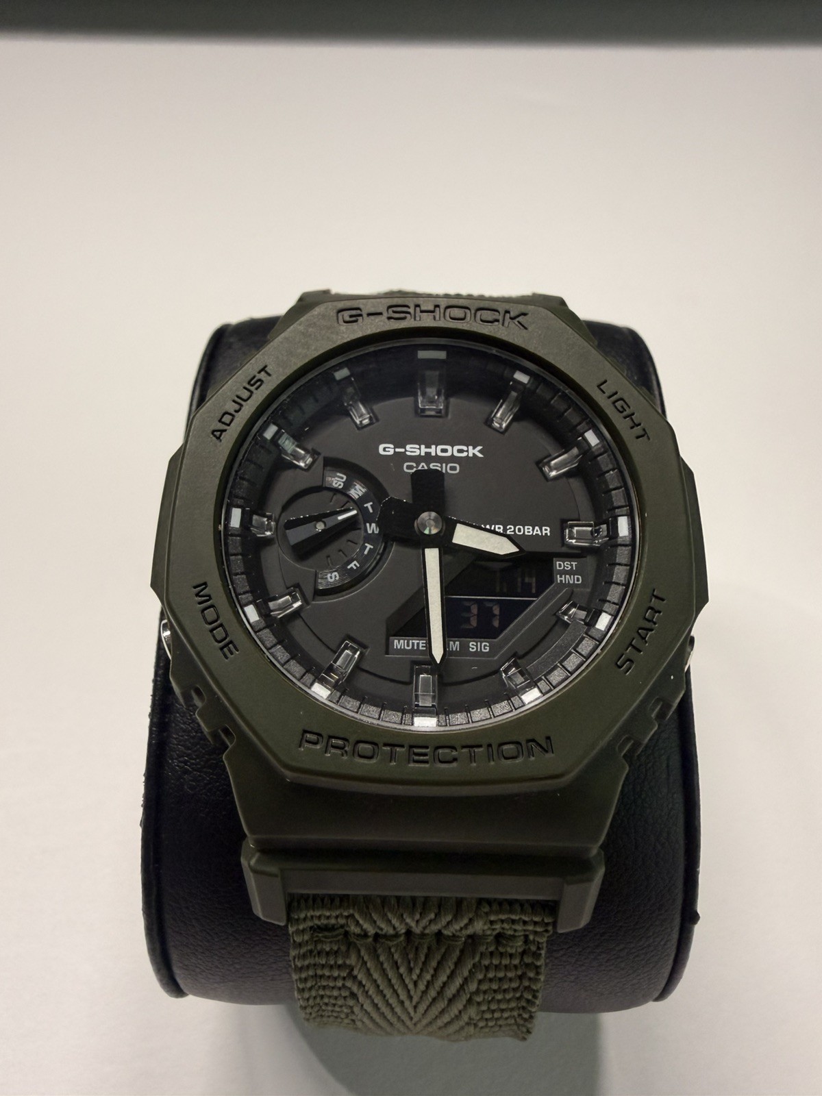 Casio G-Shock GAE-2100GC-7AER CasiOak Snow Camo White + Green Exchangeable Set