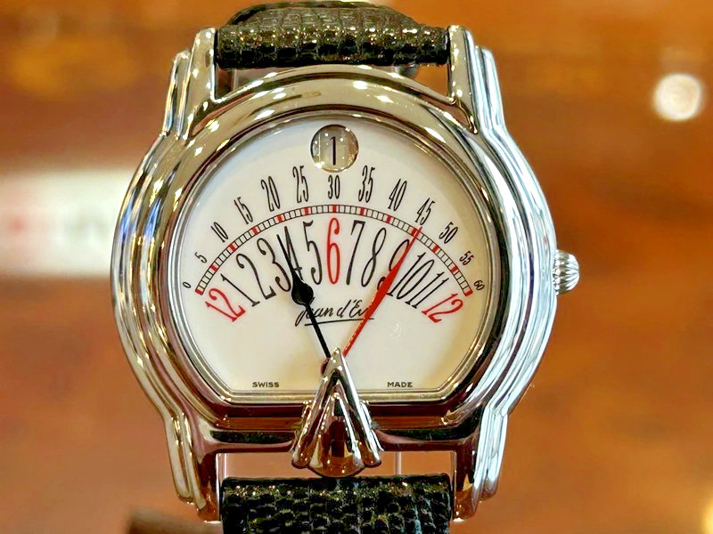 Jean d’Eve Sectora Automatic 655451BESAA Retrograde Silver Dial Swiss Watch Card