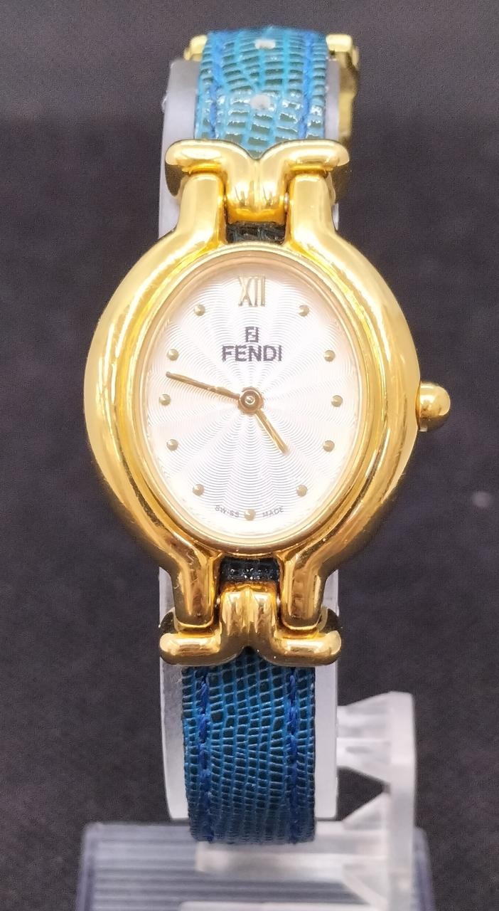 [A4N] Fendi Round Loop Classic Stainless Steel Quartz Ladies Watch [z8s]