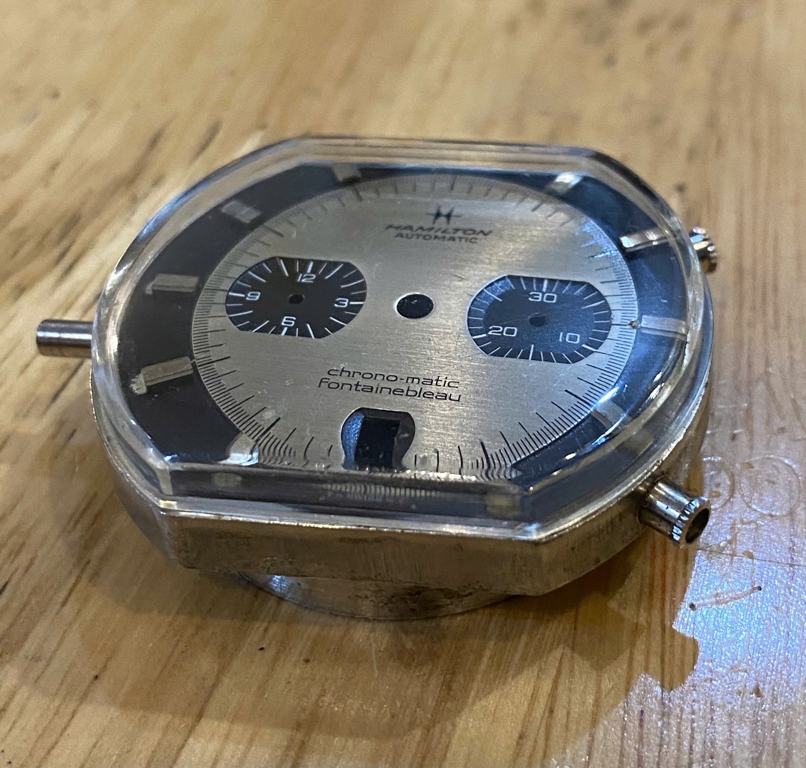 vintage Rare Hamilton Case, Dial, Crystal Only Panda Cal 11 Part Repair/Project