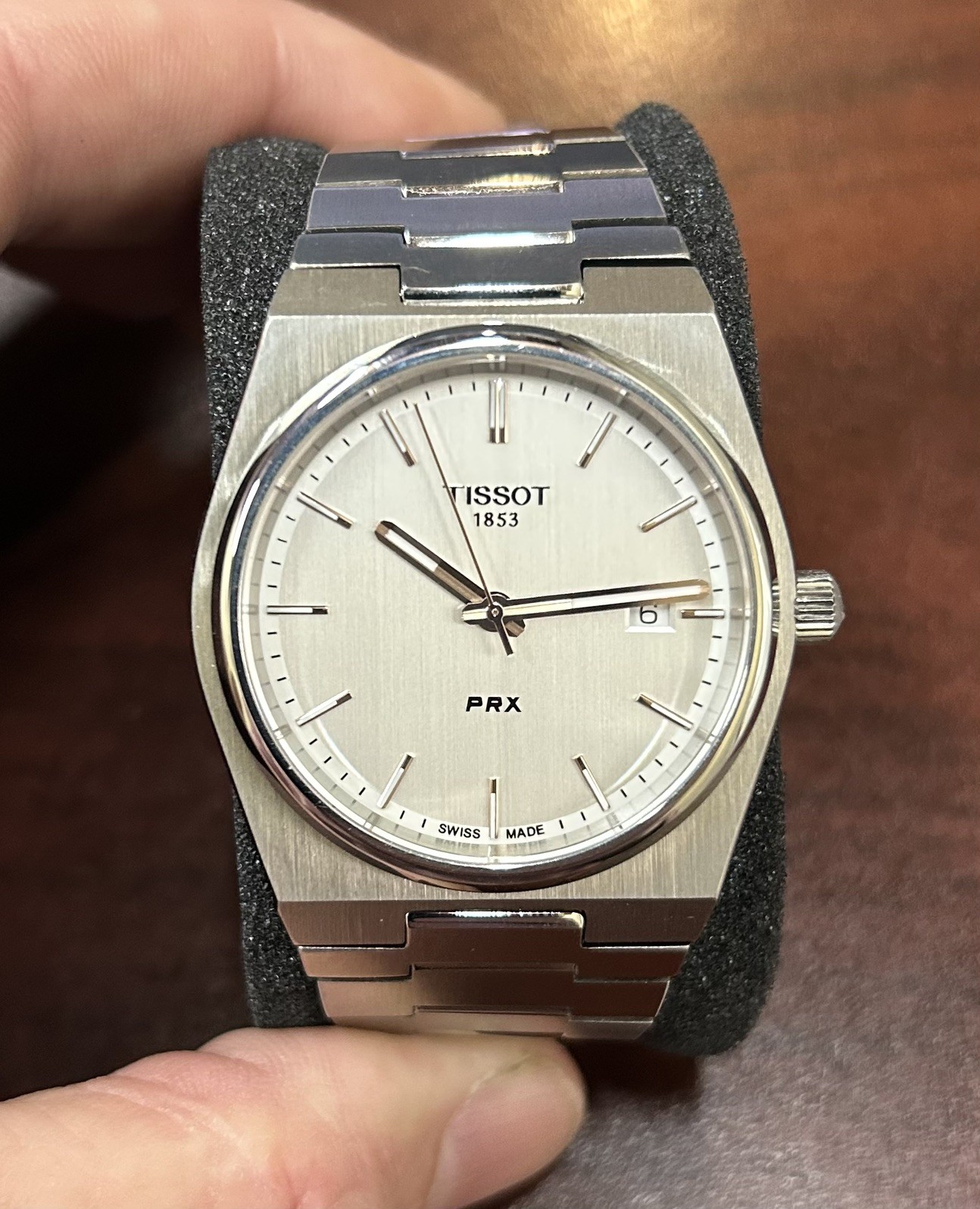 Tissot PRX Silver 40mm Dial Men’s Stainless Steel Watch T137.410.11.031.00