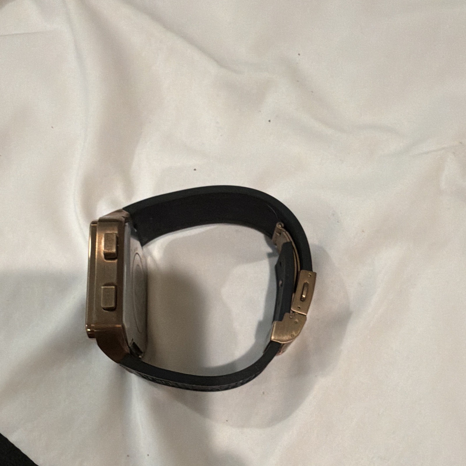GLOCK Precision Digital Quartz 44mm 10 ATM Bronze Steel Black Rubber Date
