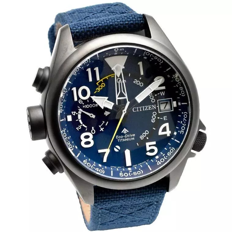 Citizen Promaster Altichron Super Titanium BN4065-07L Blue Dial Men’s Watch
