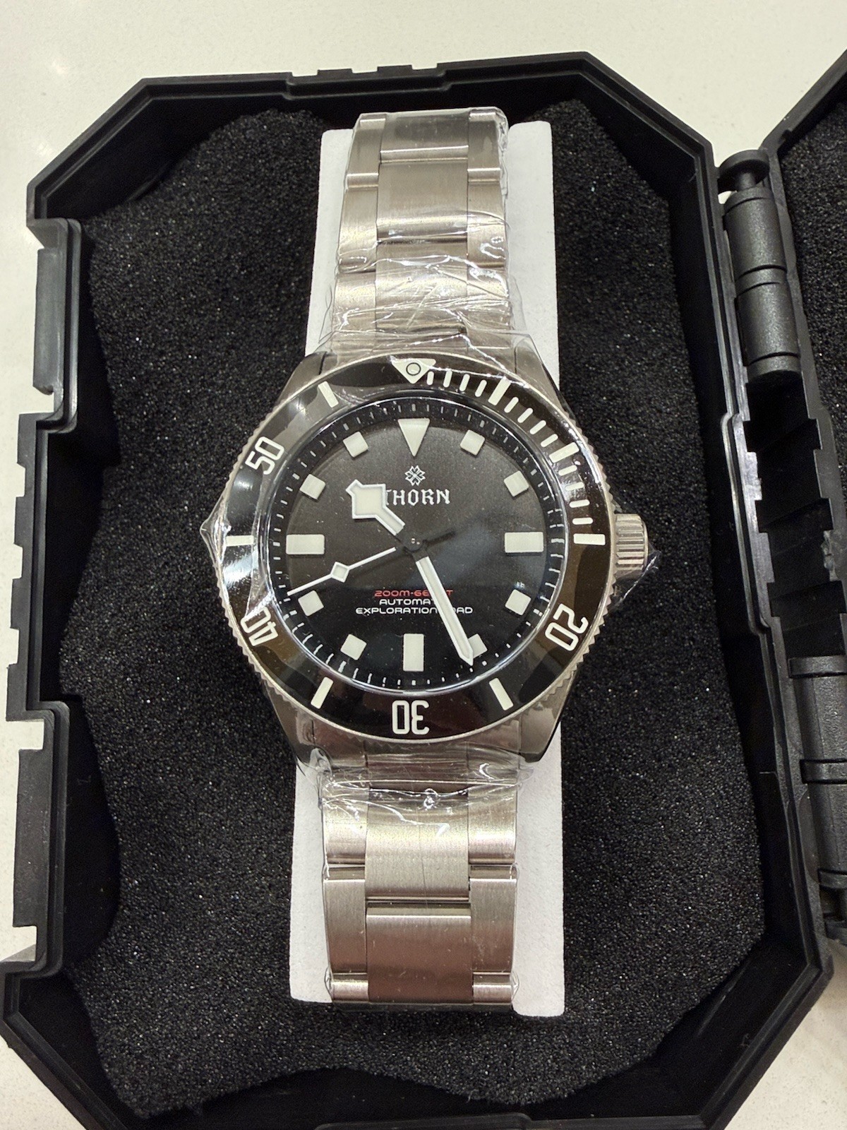 THORN Titanium PT5000 Diver 200M Automatic Watch 39mm C3 BGW9 Ti3