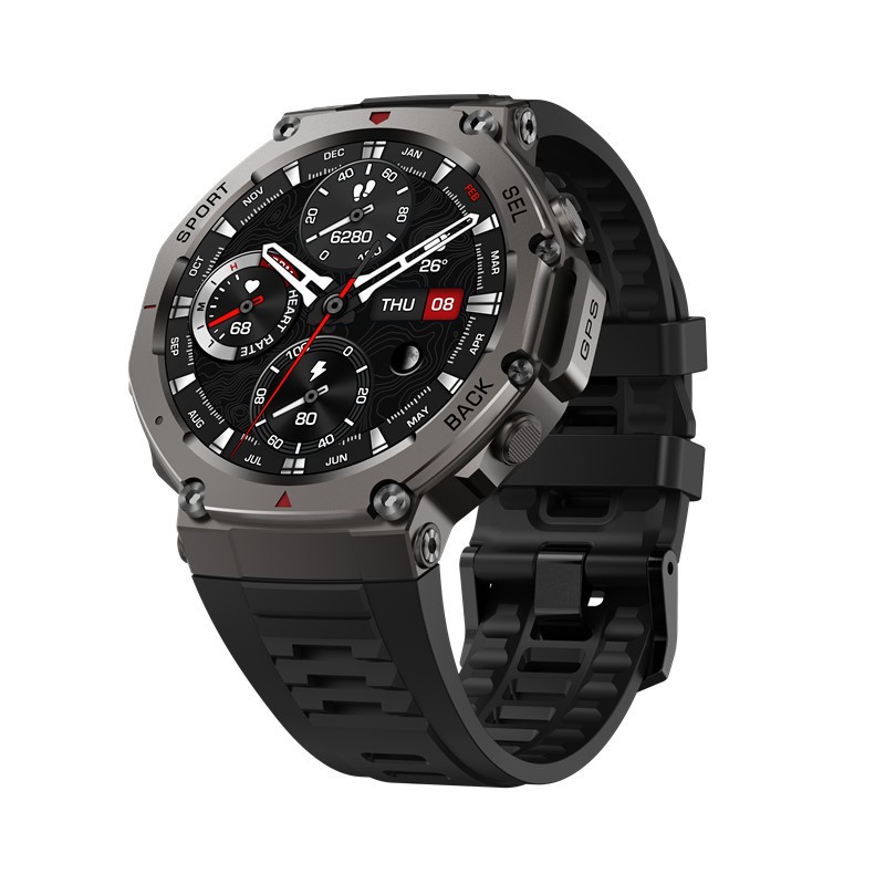 GPS Smart Watch AMOLED Bluetooth Call 5ATM NFC Outdoor Fitness Tracker