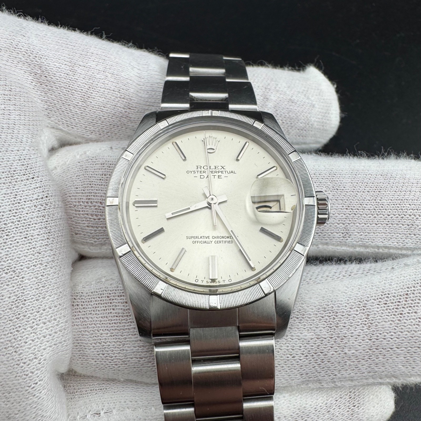 ROLEX Oyster Perpetual Date REF. 1501 Sigma Dial 34mm Automatic Watch NO TARIFFS