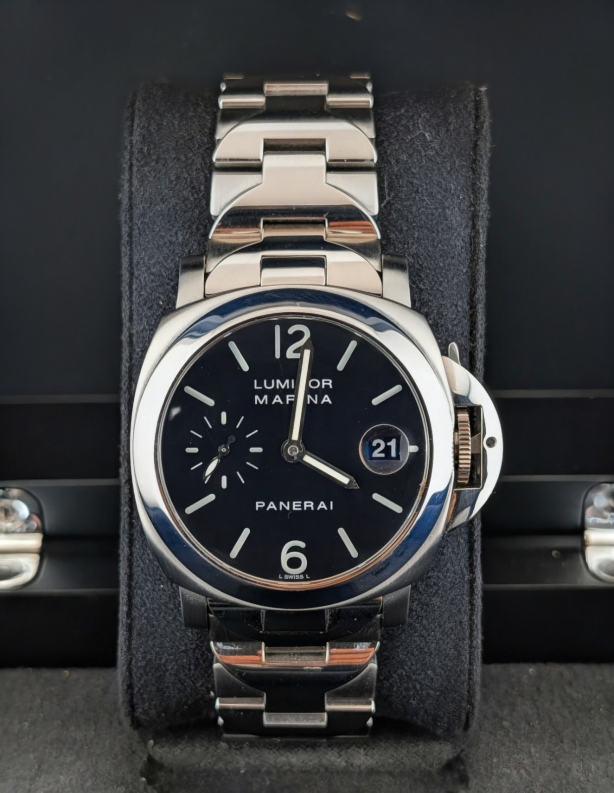 A Wearable Panerai Luminor Marina PAM00050 40MM With Bracelet And 3 Straps