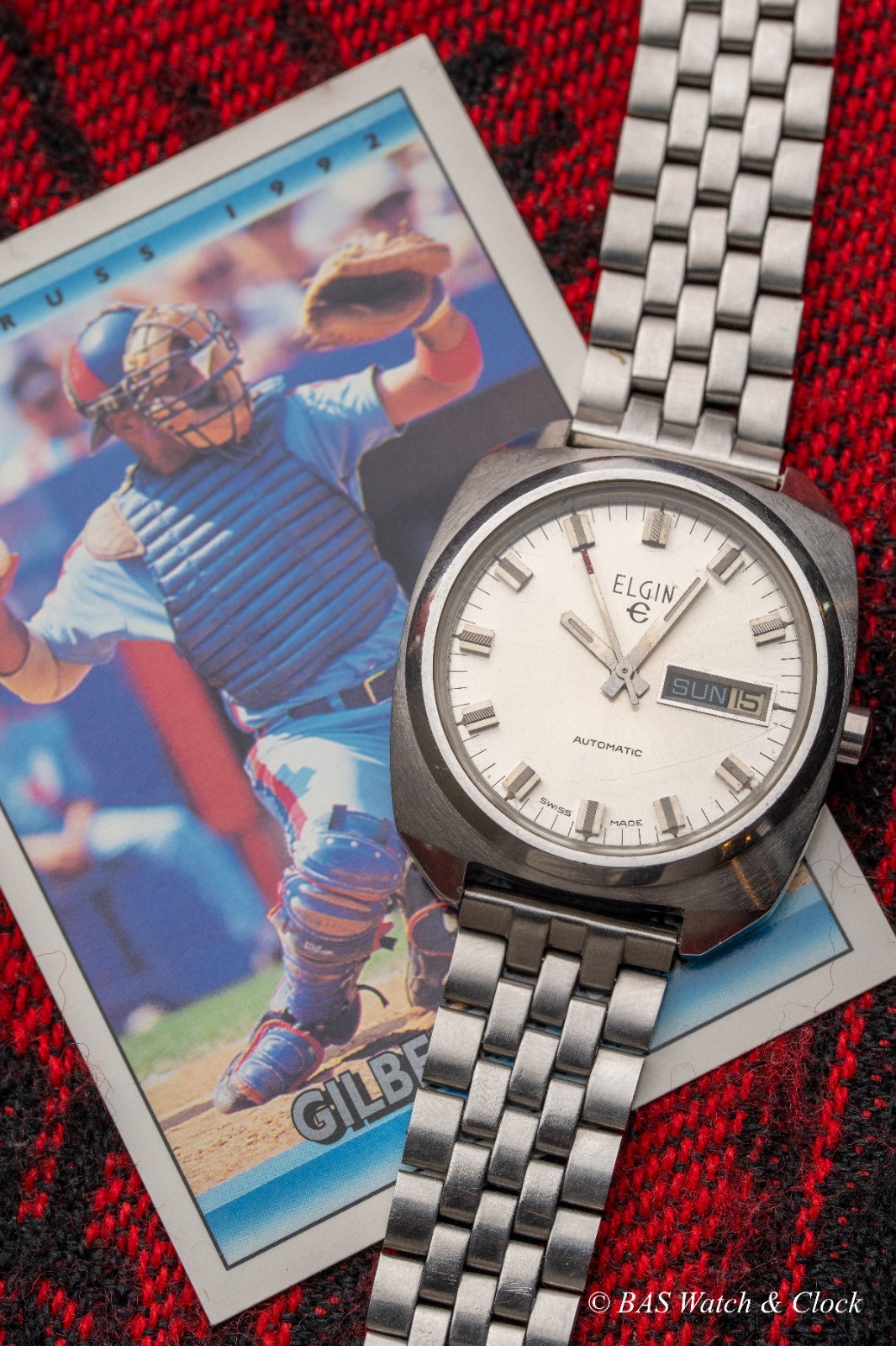 Vintage Elgin Day/Date Automatic Watch – Serviced AS 1995 (Elgin 352)