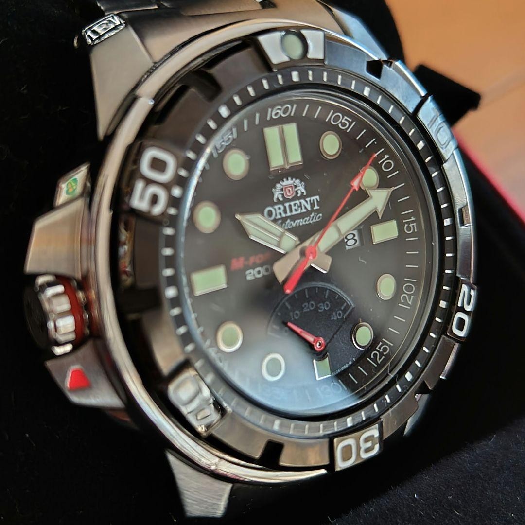 Orient M-FORCE WV0071EL Automatic Stainless Steel 47mm Black 200m Diver Watch