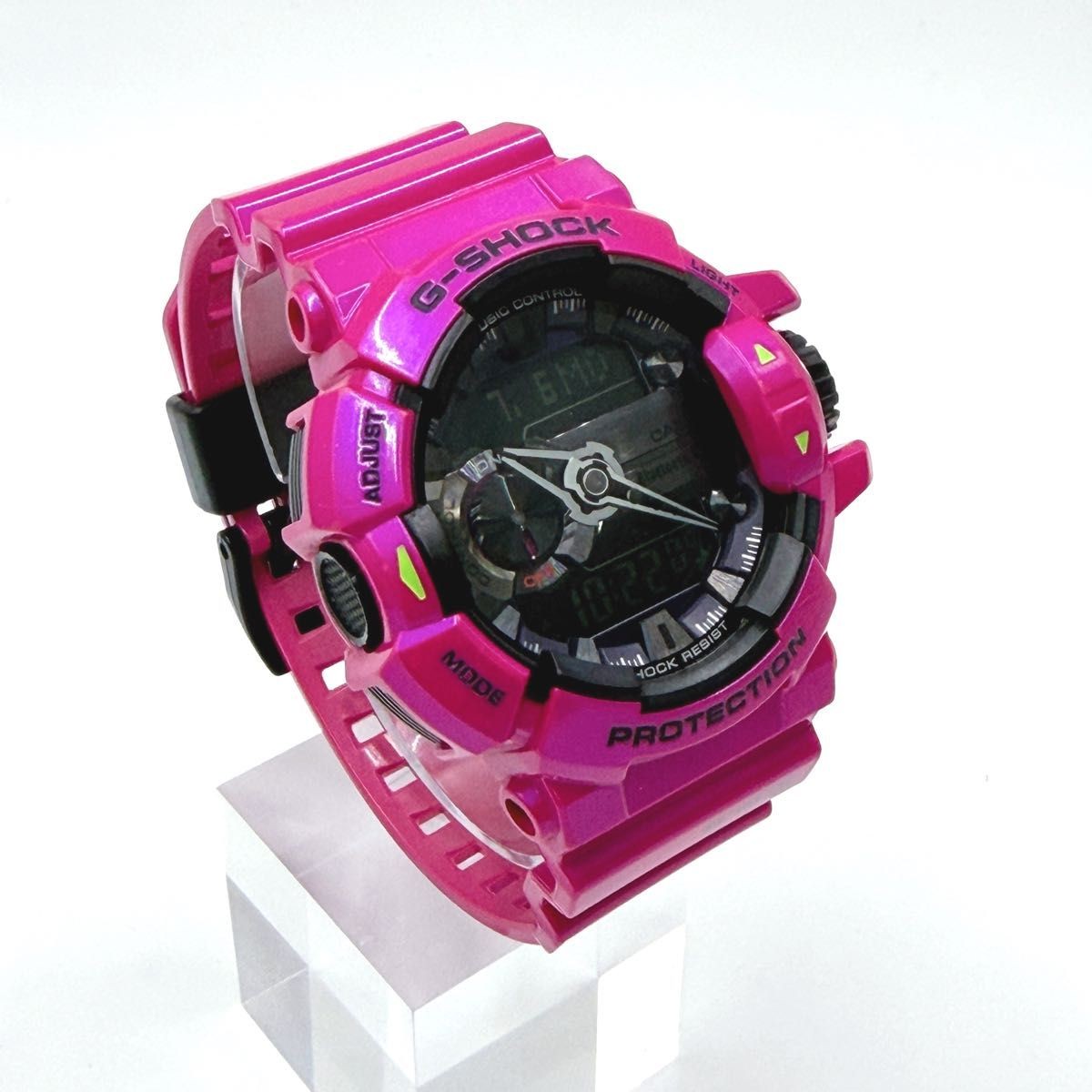 Condition CASIO G-Shock GBA 400 Metallic Pink Working G’MIX Bluetooth CASIO G SH