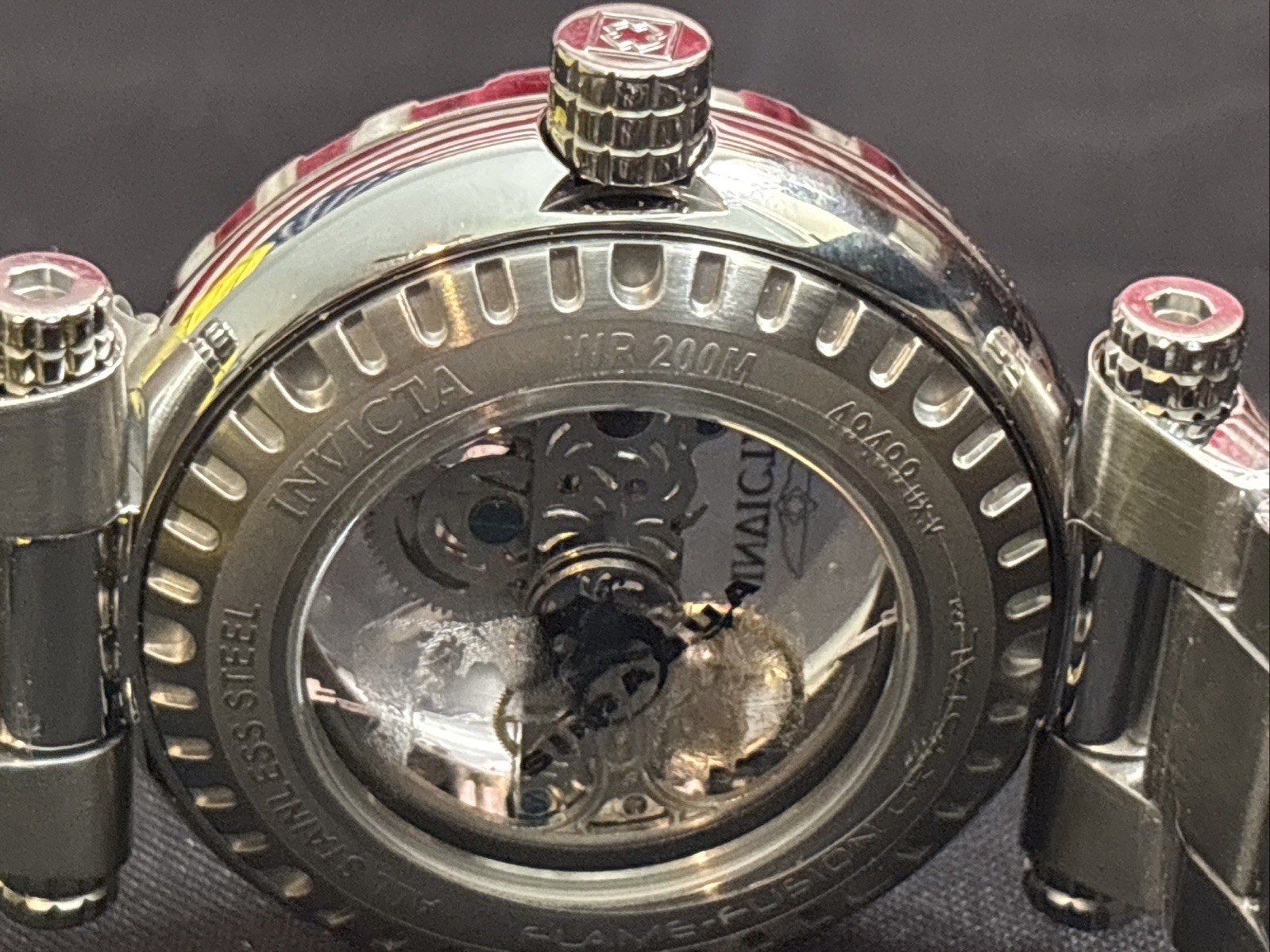 Invictas 47mm Automatic Silver “Subaqua” On SS Band Mens Big Boy Watch #49499