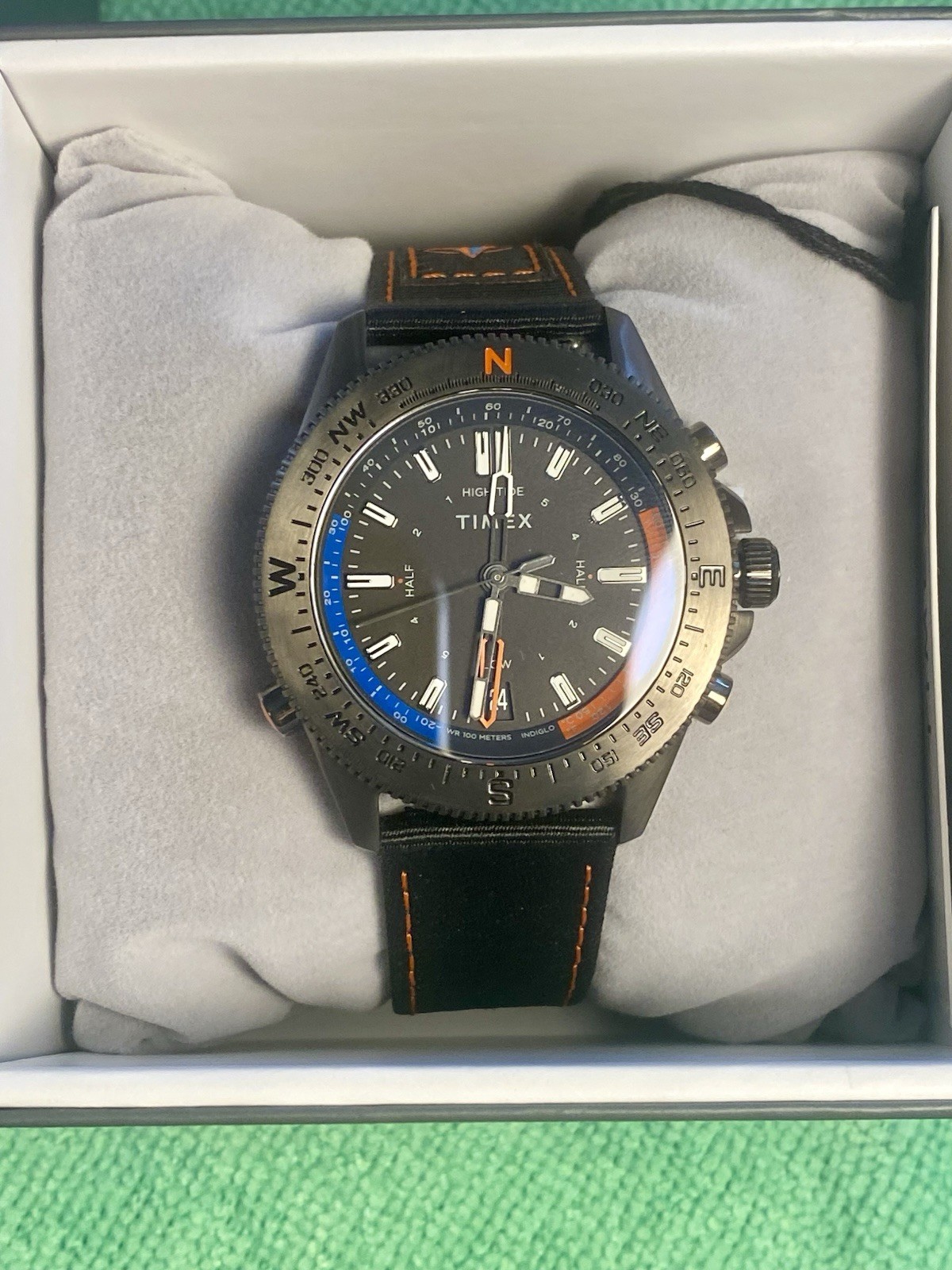 Timex tide temp compass watch. TW2V03900. New/Box/papers😎 Free Silicone Band.