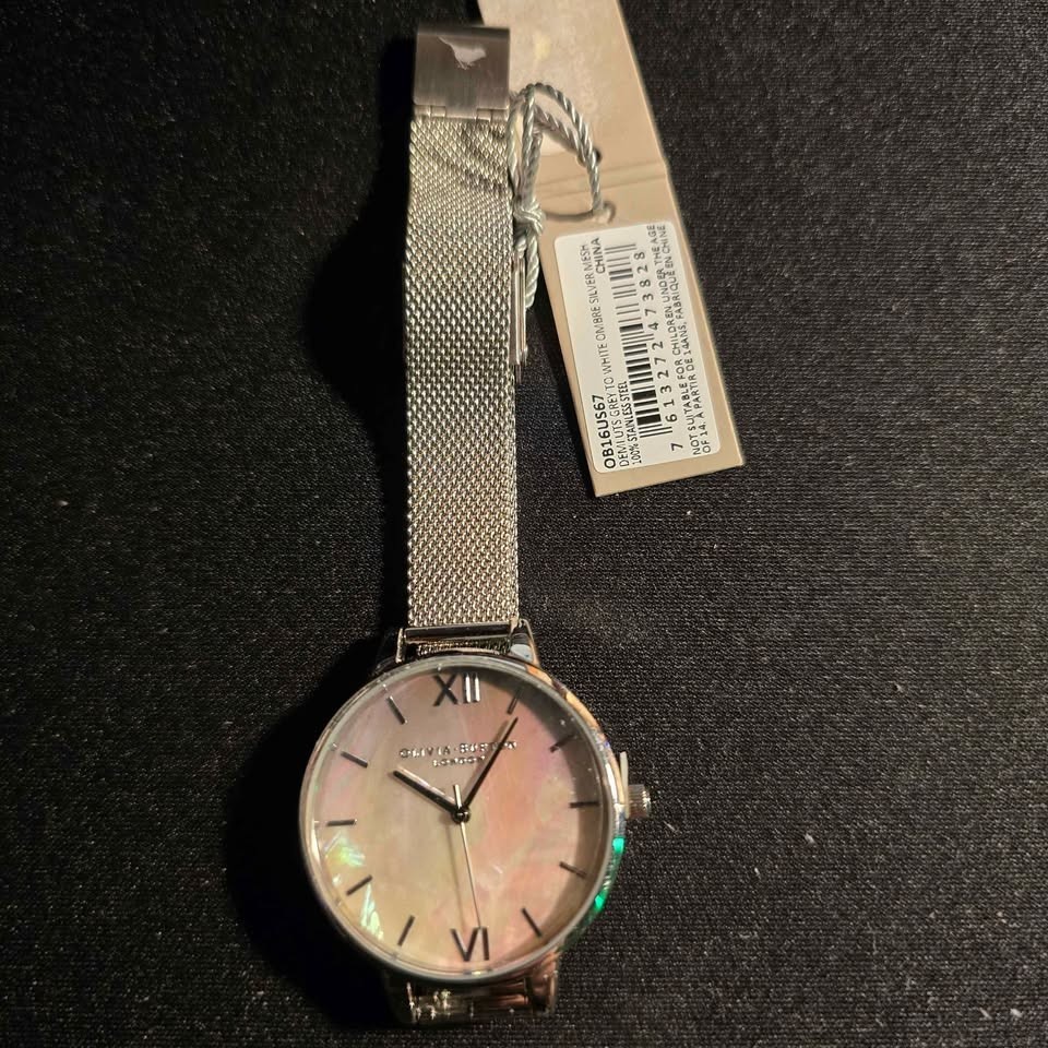 OLIVIA BURTON UNDER THE SEA DEMI GRAY WHITE