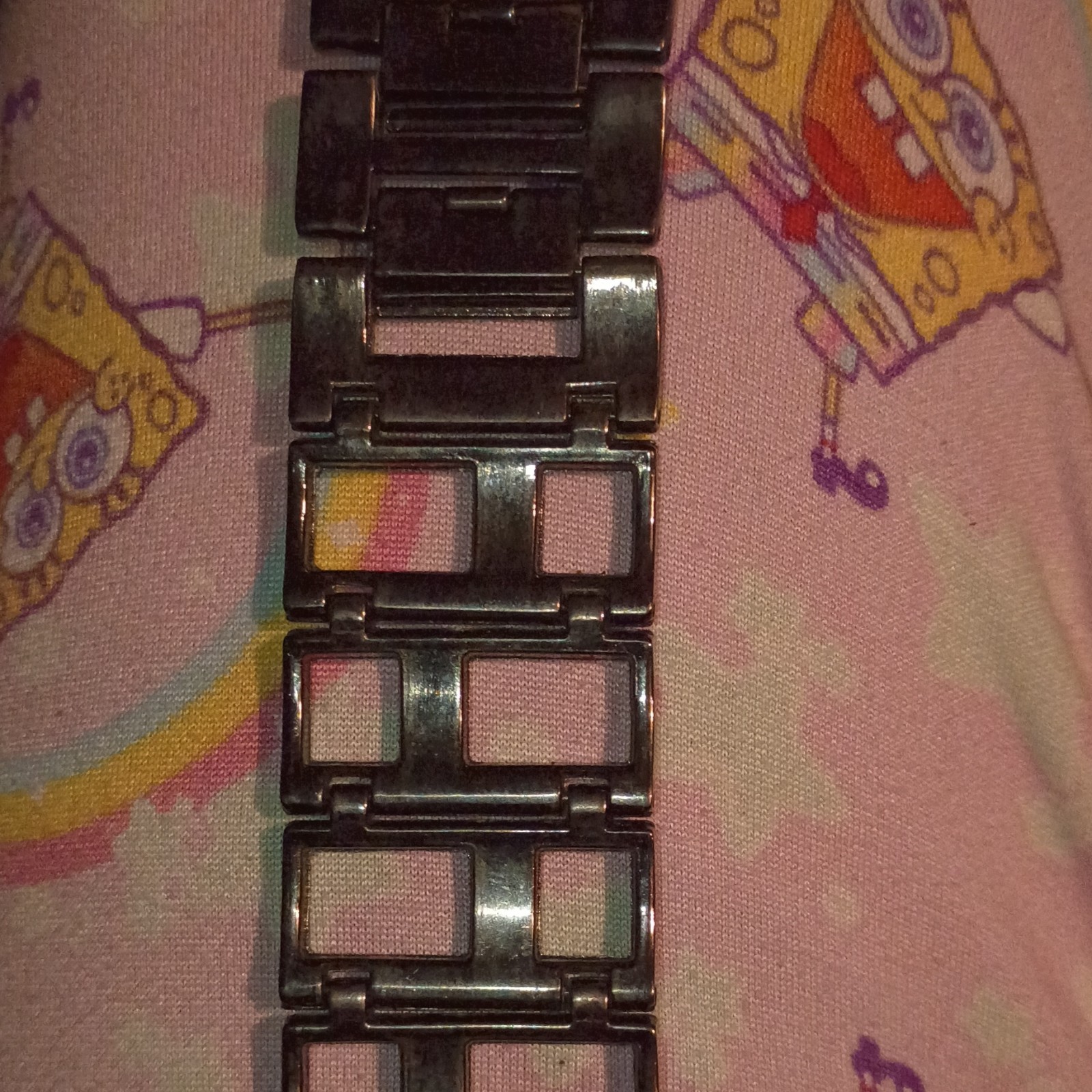 Silver Rectangular Quartz Stainless Steel Analog Wristwatch with Stick Indexes